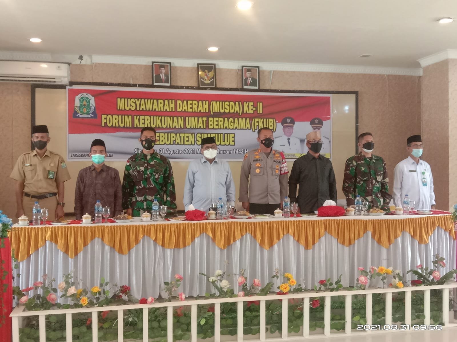 Kakankemenag Simeulue Hadiri MUSDA II FKUB 2021 Kabupaten Simeulue