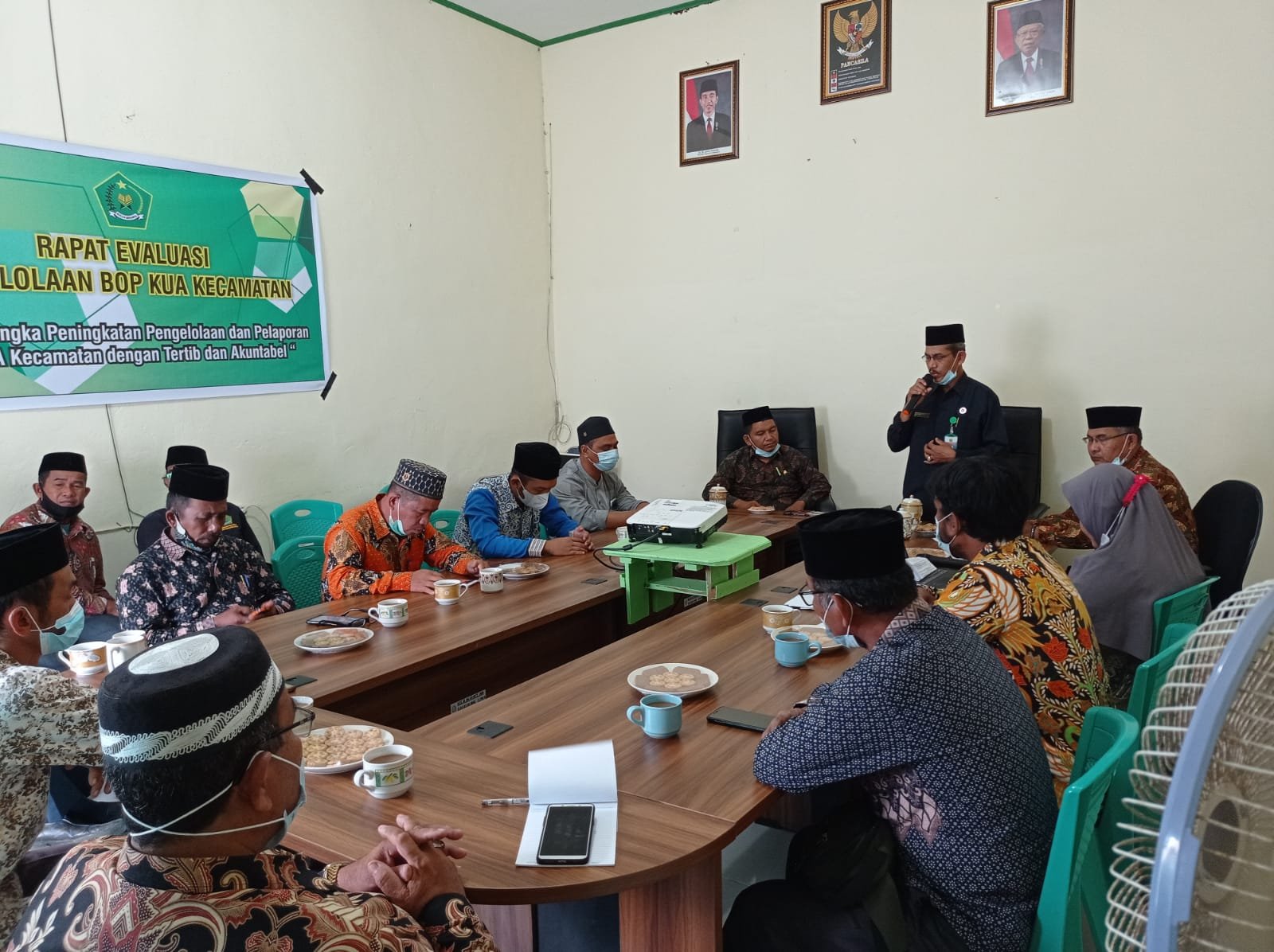 Kemenag Simeulue Gelar Rapat Evaluasi BOP KUA dalam kabupaten Simeulue Tahun 2021