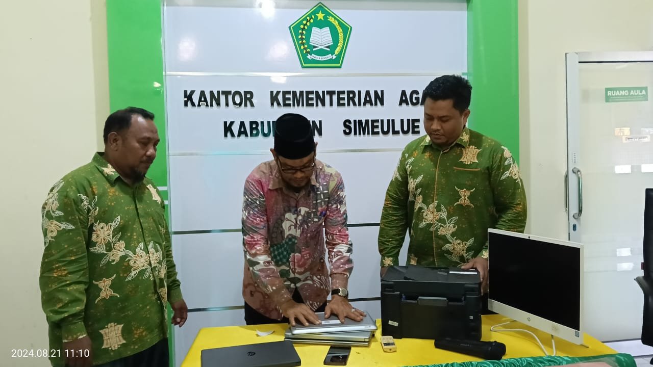 Abi Nas Lakukan Pelabelan Pertama Barang BMN, Tandai Dimulainya Proses “Opname Aset”