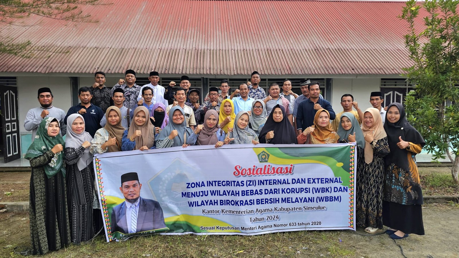 Kemenag Simeulue Gelar Sosialisasi Zona Integritas Menuju WBK dan WBBM di Wilayah Zona 1