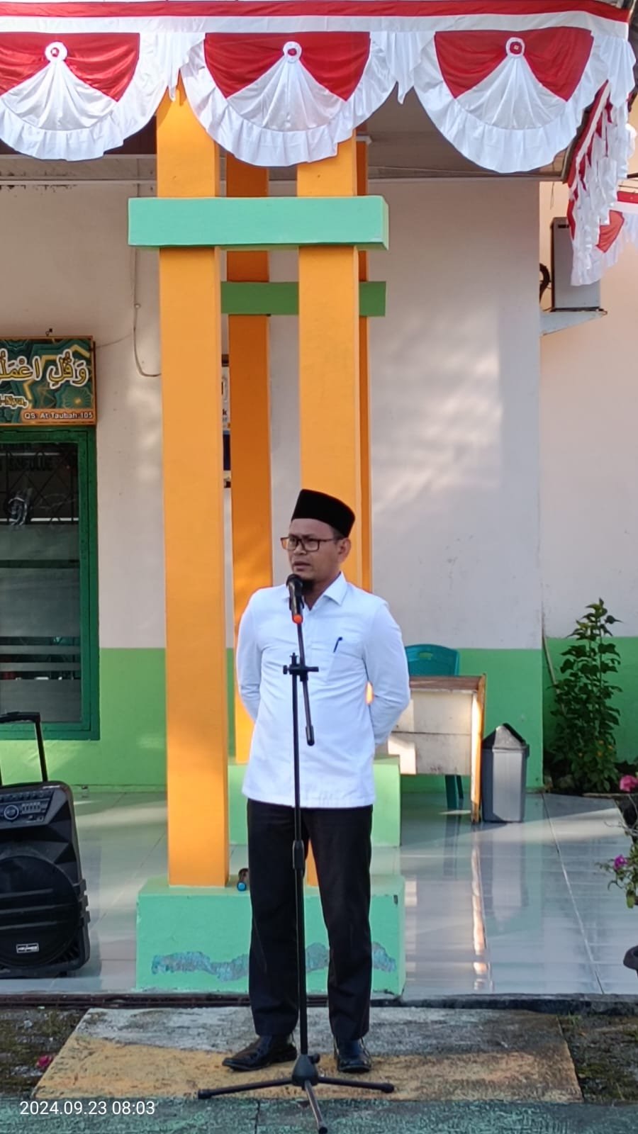 Apel Pagi Kakankemenag Simeulue : Sampaikan Surat Edaran Menag Nomor 2 Tahun 2024