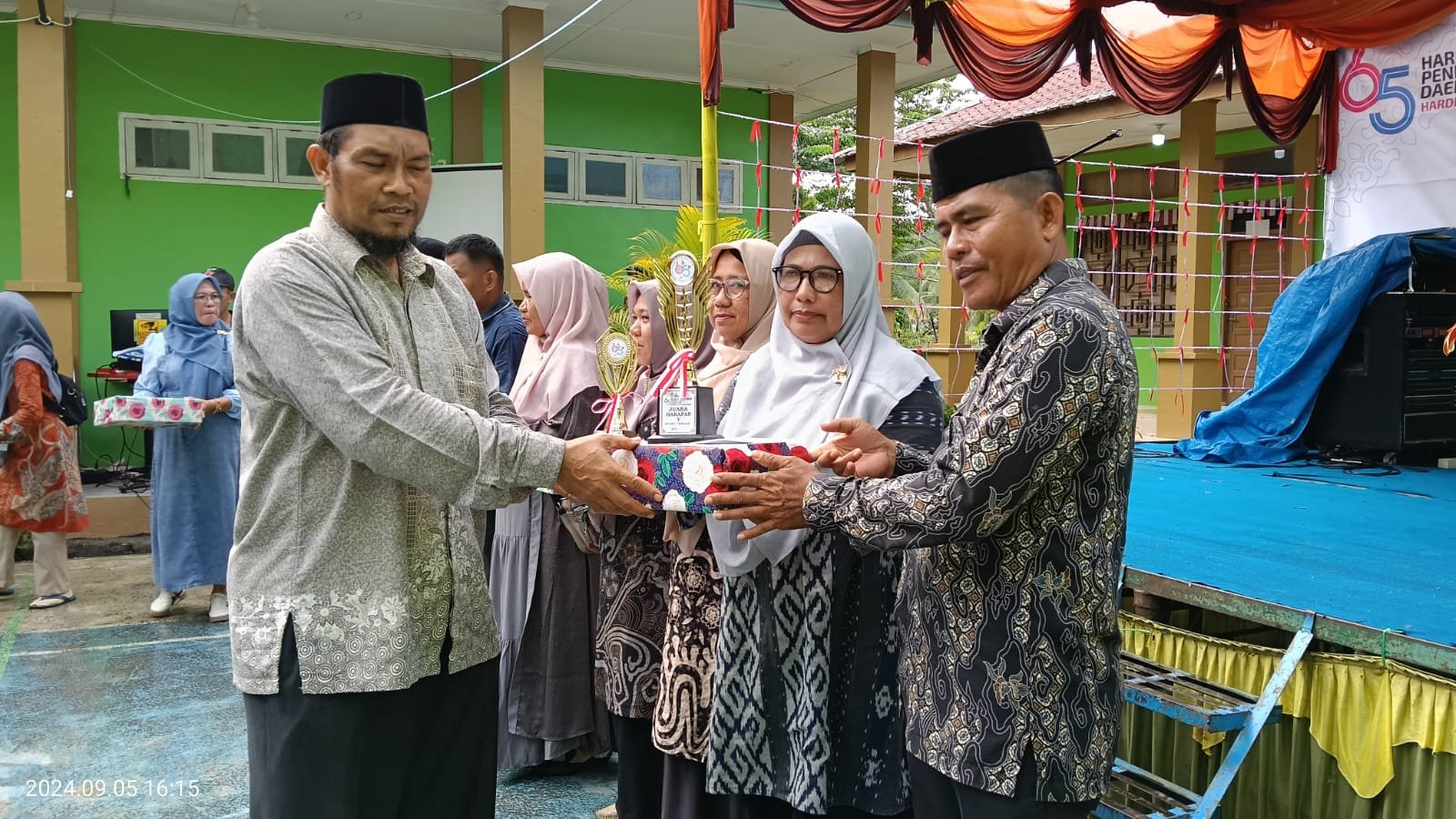 Kakankemenag Simeulue Hadiri Penutupan Pameran Pendidikan Kabupaten Simeulue