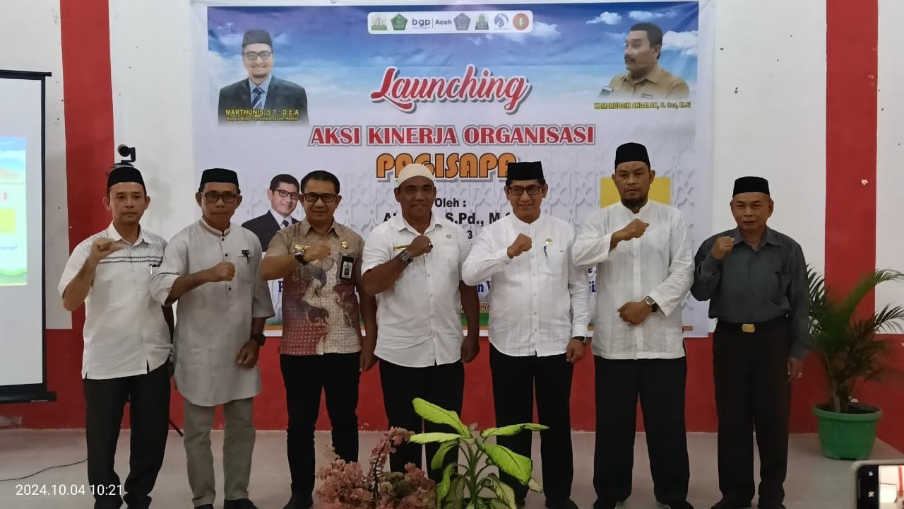 Kakankemenag : Nashrullah Hadiri Lounching Aksi Kinerja Organisasi Pagi Sapa Cabang Dinas Pendidikan Kabupaten Simeulue