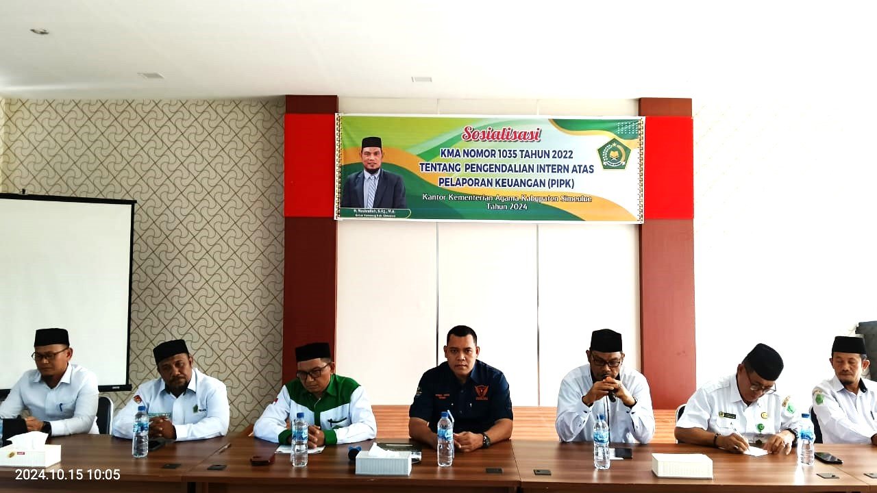 Kemenag Simeulue Gelar Sosialisasi PIPK