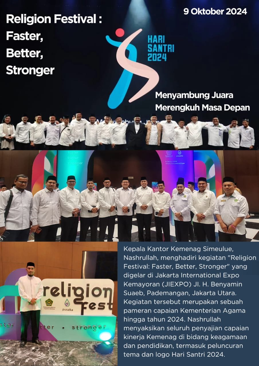 Religion Festival: Faster, Better, Stronger