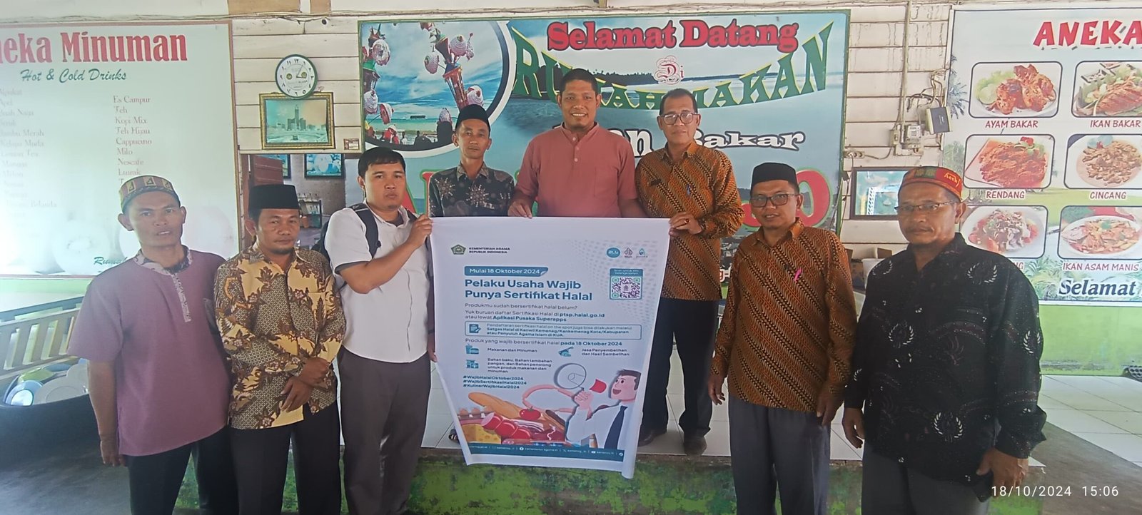 Sambut Wajib Halal Kemenag Simeulue lakukan Pengawasan Halal