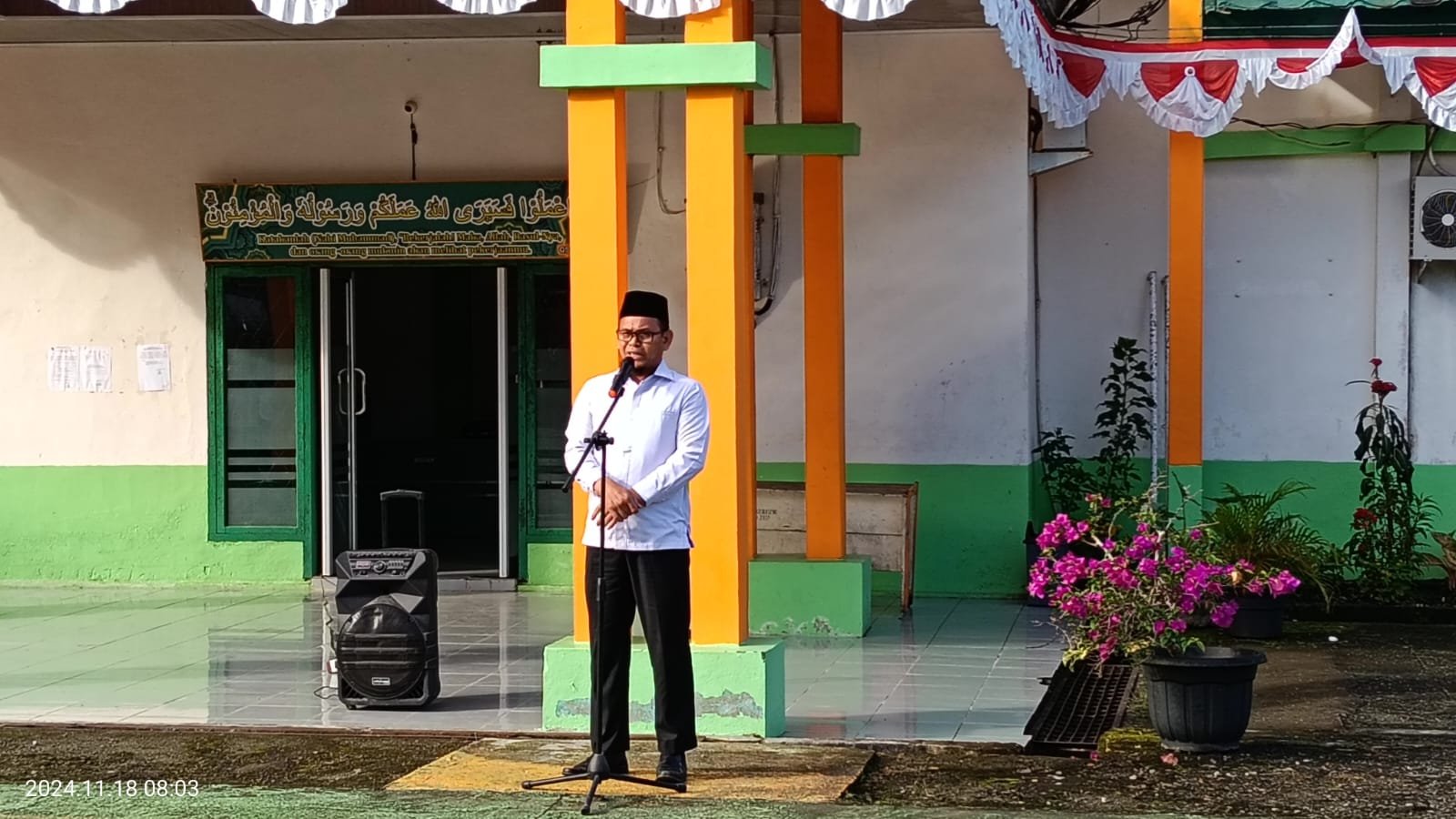 Pimpin Apel Pagi, Kakankemenag Simeulue Kembali Tegaskan Disiplin dan Kinerja Pegawai