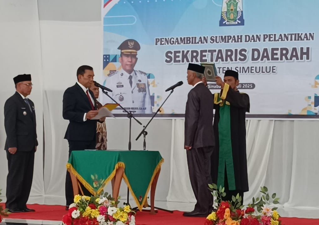 Nashrullah Jadi Rohaniawan Pelantikan Sekda Baru