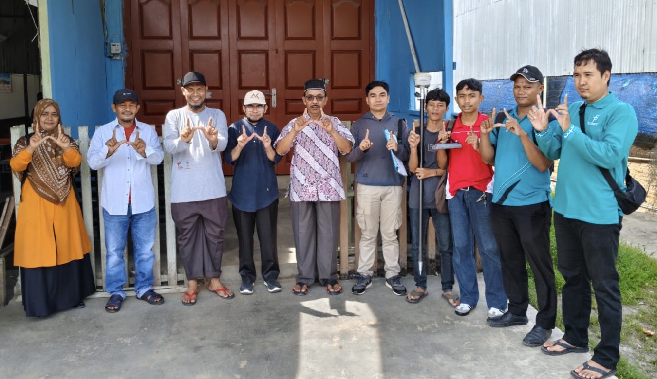 Kemenag dan BPN Simeulue Ukur Empat Lokasi Tanah Wakaf di Simeulue Timur