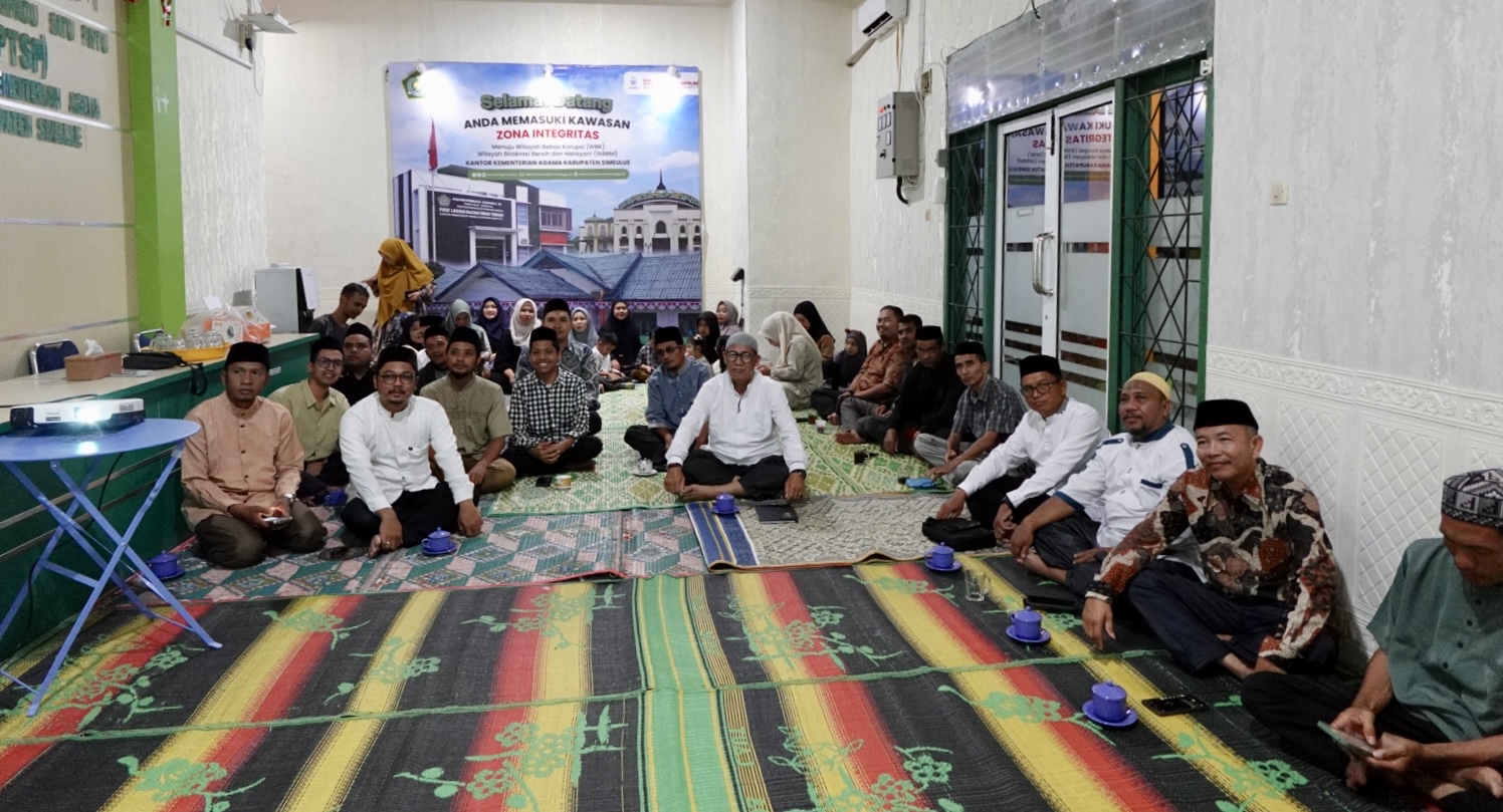 Kemenag Simeulue Ikuti Peringatan Maulid Nabi Muhammad SAW 1447 H Tingkat Kenegaraan