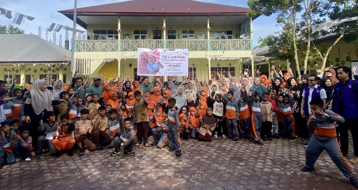Sosialisasi dan Gerakan Sikat Gigi Bersama di MIN 1 Simeulue Semarakkan Peringatan HKGN 2025