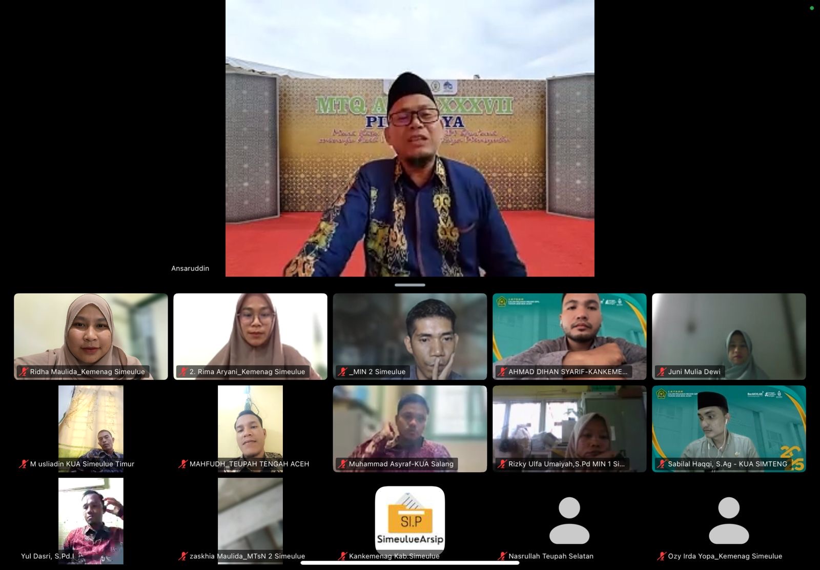 Kemenag Simeulue Bentuk Kontributor Kehumasan Unit Kerja, Kasubbag TU Ansaruddin Tekankan Publikasi yang Berdampak