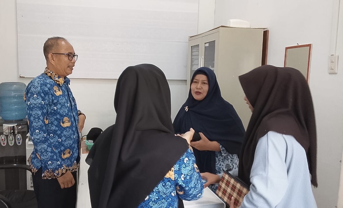 Kasi Pendidikan Madrasah Terima Kunjungan Kepala DLH Simeulue