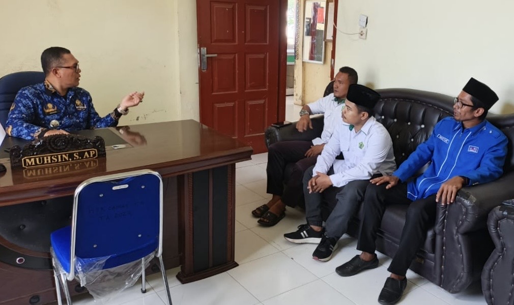 Dorong Program Keagamaan, Kepala KUA Teupah Barat Lakukan Koordinasi Lintas Pemerintahan