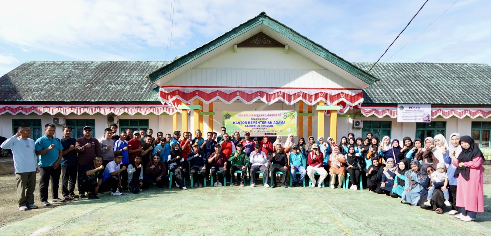 Kemenag Simeulue Awali Rangkaian HAB ke-80 dengan Semangat Rukun, Sinergi, dan Kepedulian