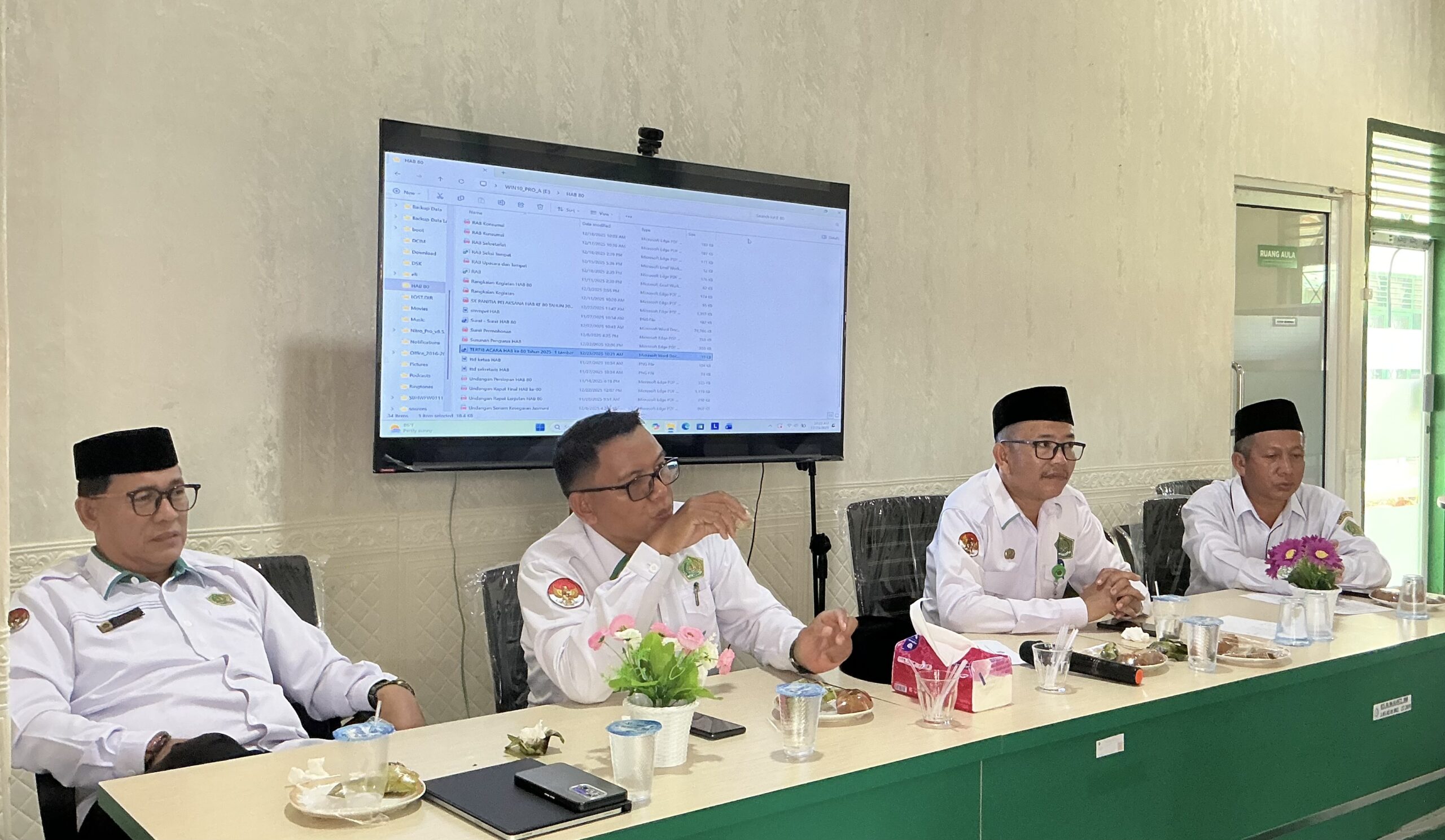 Rapat Finalisasi HAB ke-80 Kemenag Simeulue, Menguatkan Amal, Bakti, dan Kepedulian Umat