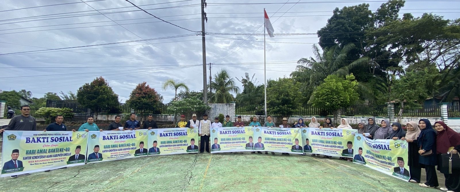 Bakti Sosial HAB ke-80, Kemenag Simeulue Mengabdi Lewat Aksi Kepedulian