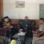 Kemenag Simeulue Terima Kunjungan BPN Bahas Tanah Wakaf