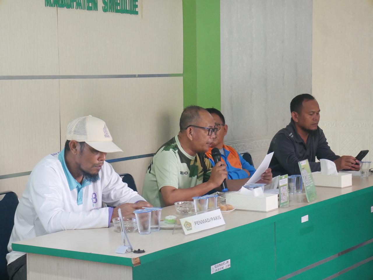 Rapat Pertanggungjawaban HAB ke-80 Digelar, Kemenag Simeulue Wujudkan Transparansi Anggaran