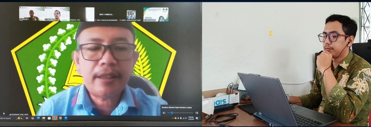 Perkuat Mutu Pendidikan, Kemenag Simeulue Gelar Rakor Pendataan dan Pendaftaran TKA MI–MTs 2026